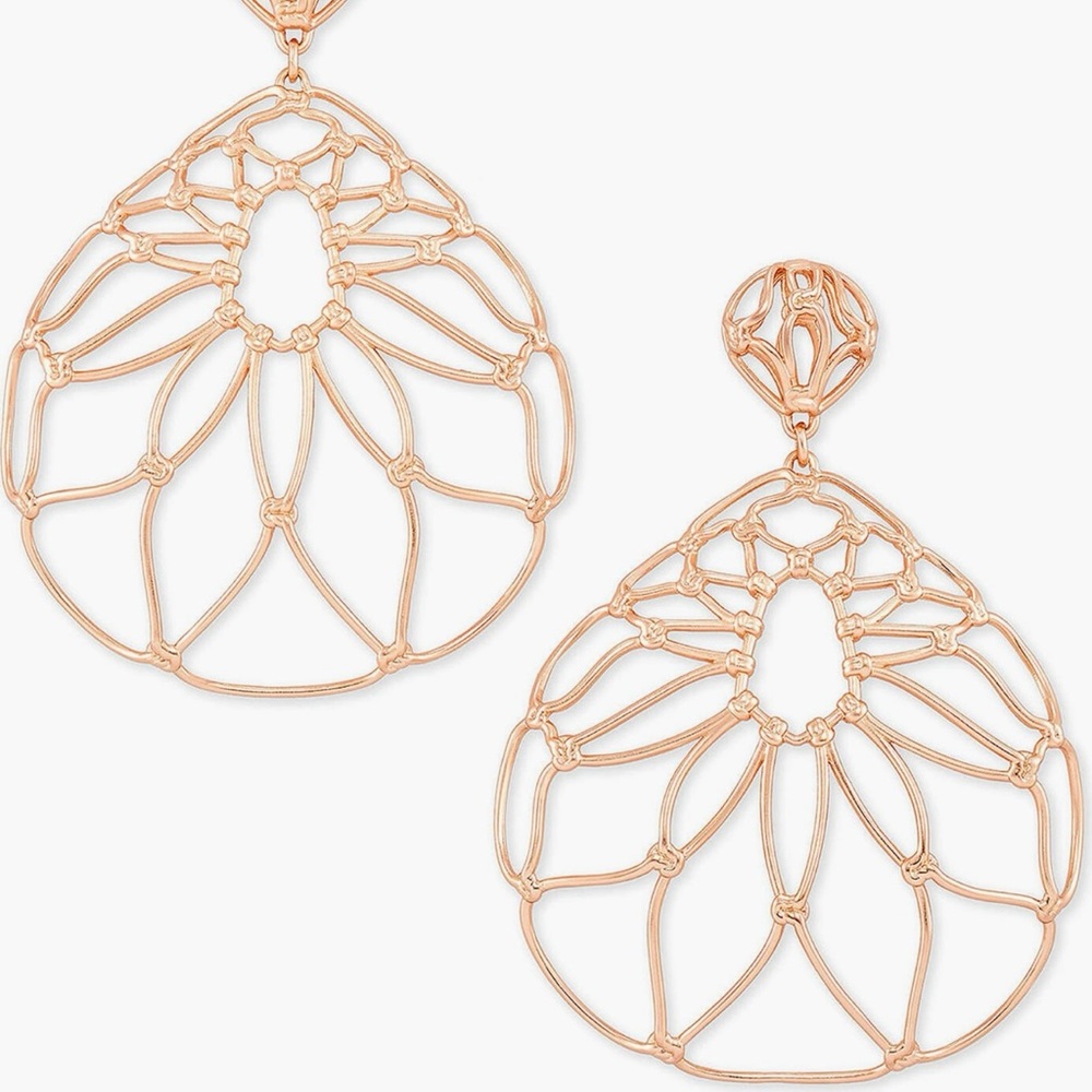 Kendra Scott Hallie Rose Gold Earrings